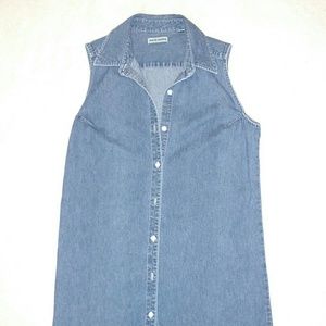 Soft Short Sleeve Denim Dress